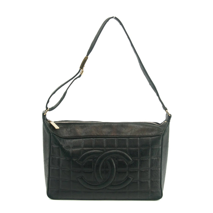 Chanel Chocolate Bar Lambskin CC Shoulder Bag 8 Series #2706 by Bolt Boutique