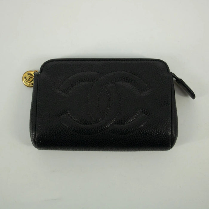 Chanel Coco Caviar Skin Black Mockup Pouch #2527 by Bolt Boutique