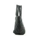 Chanel Coco Cocoon PM Nylon Hand bag Black Silver Metal Fittings #2720 by Bolt Boutique