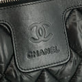 Chanel Coco Cocoon PM Nylon Hand bag Black Silver Metal Fittings #2720 by Bolt Boutique