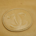 Chanel Coco Mark Beige Lambskin CC Logo Chain Shoulder Bag #3453 by Bolt Boutique