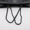 Chanel Coco Mark Caviar Skin Chain Tote Bag Black Gunmetal Fittings 22140581 #2437 by Bolt Boutique
