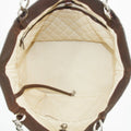 Chanel Double Chain CC Brown Big Coco Shoulder Bag Caviar Skin #2665 by Bolt Boutique