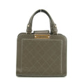 Chanel Grained Calfskin Stitched Small Label Click Shopper Tote Bag 23 Series #2685 by Bolt Boutique
