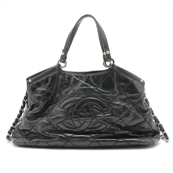 Chanel Iridescent Calfskin Stitched CC Sea Hit Tote 16 Series #3275 by Bolt Boutique