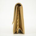 Chanel Lamb Skin Beige Single Flap Gold Hardware Shoulder Bag-#2545 by Bolt Boutique