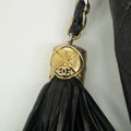 Chanel Lamb Skin Quilted Black Camera Crossbody Bag #2531 by Bolt Boutique