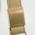 Chanel Lambskin Beige Coco Mark Chocolate Bar Shoulder Bag #3633 by Bolt Boutique