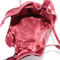 Chanel Lambskin CC Cocomark Drawstring Bucket Bag 3 Series Red #2911 by Bolt Boutique