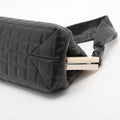 Chanel Lambskin Chocolate Bar Frame Bag Black Handbag #3276 by Bolt Boutique