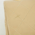 Chanel Lambskin Double Flap 23 Beige 24k Gold Turn Lock Shoulder Bag #2672 by Bolt Boutique