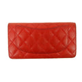 Chanel Lambskin Matelasse Red Long Wallet 22 Series #3127 by Bolt Boutique