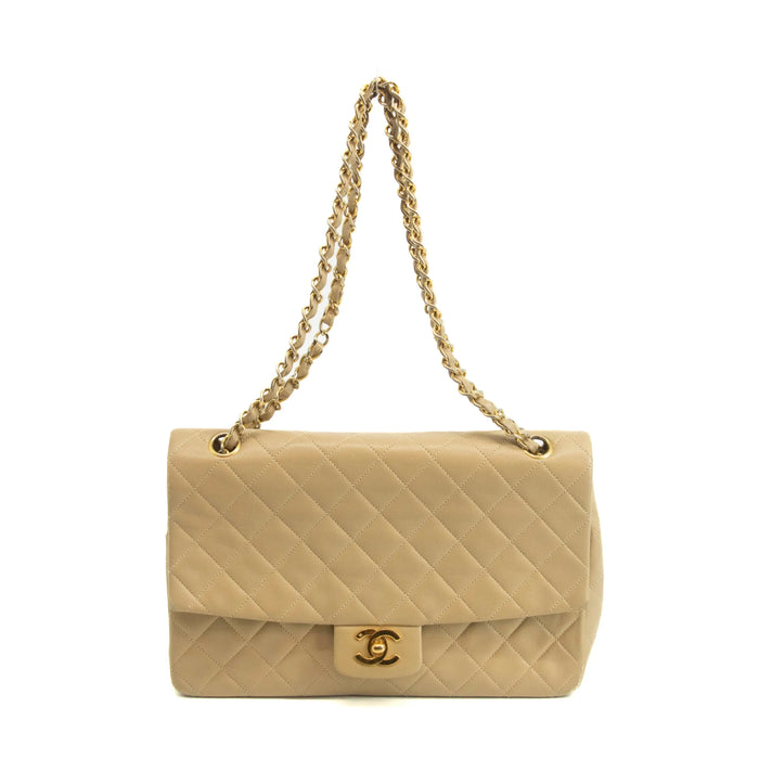 Chanel Lambskin Quilted Matelasse 27 Flap Shoulder Bag #3984 by Bolt Boutique