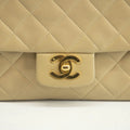 Chanel Lambskin Quilted Matelasse 27 Flap Shoulder Bag #3984 by Bolt Boutique