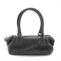 Chanel Logo Leather Calf Skin Tassel Bowling Bag 8 Series #2602 by Bolt Boutique