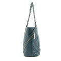 Chanel Matelasse Aged Calfskin Blue Club Shoulder Bag #3450 by Bolt Boutique
