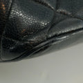 Chanel Matelasse Black Caviar Skin Medallian Reprint Shoulder Bag #3344 by Bolt Boutique