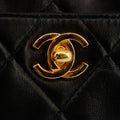 Chanel Matelasse Black Lambskin Chain Shoulder Bag 4 Series #2929 by Bolt Boutique