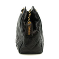 Chanel Matelasse Black Lambskin Chain Shoulder Bag 4 Series #2929 by Bolt Boutique