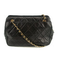 Chanel Matelasse Black Lambskin Chain Shoulder Bag 4 Series #2929 by Bolt Boutique