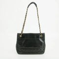 Chanel Matelasse Black Lambskin Chain Shoulder Bag Gold Hardware #3044 by Bolt Boutique