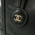 Chanel Matelasse Black Lambskin Chain Shoulder Bag Gold Hardware #3044 by Bolt Boutique