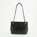Chanel Matelasse Black Lambskin Chain Shoulder Bag Gold Hardware #3044 by Bolt Boutique