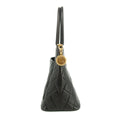 Chanel Matelasse Black Lambskin Medallian Reprint Shoulder Bag #3318 by Bolt Boutique