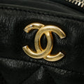 Chanel Matelasse Black Lambskin Shoulder Bag Gold Hardware #2864 by Bolt Boutique