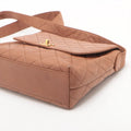 Chanel Matelasse Caramel Quilted Lambskin Turnlock Shoulder bag Brown Gold Metal Fittings 4 Series #2513 by Bolt Boutique