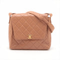 Chanel Matelasse Caramel Quilted Lambskin Turnlock Shoulder bag Brown Gold Metal Fittings 4 Series #2513 by Bolt Boutique