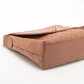 Chanel Matelasse Caramel Quilted Lambskin Turnlock Shoulder bag Brown Gold Metal Fittings 4 Series #2513 by Bolt Boutique