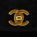 Chanel Matelasse Caviar Skin Turnlock Tote Bag Black 13 Series #2918 by Bolt Boutique