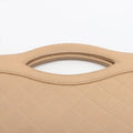 Chanel Matelasse Lambskin 2 Way Shoulder Bag Beige Gold Metal Fittings #3750 by Bolt Boutique