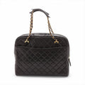 Chanel Matelasse Lambskin Chain handbag Black Gold Metal Fittings 3 Series #3756 by Bolt Boutique