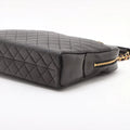 Chanel Matelasse Lambskin Chain handbag Black Gold Metal Fittings 3 Series #3756 by Bolt Boutique