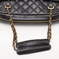 Chanel Matelasse Lambskin Chain handbag Black Gold Metal Fittings 3 Series #3756 by Bolt Boutique