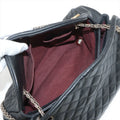 Chanel Matelasse Lambskin Chain Shoulder Bag Black Gold Metal Fittings 14 Series #2608 by Bolt Boutique
