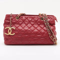 Chanel Matelasse Lambskin Chain Shoulder Bag Red Gold Metal Fittings 1328599 #1737 by Bolt Boutique