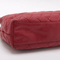 Chanel Matelasse Lambskin Chain Shoulder Bag Red Gold Metal Fittings 1328599 #1737 by Bolt Boutique