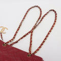 Chanel Matelasse Lambskin Chain Shoulder Bag Red Gold Metal Fittings 1328599 #1737 by Bolt Boutique