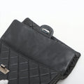 Chanel Matelasse Lambskin Clutch bag 2.55 Black Gunmetal Fittings 15 Series #2599 by Bolt Boutique