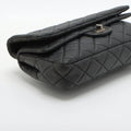 Chanel Matelasse Lambskin Clutch bag 2.55 Black Gunmetal Fittings 15 Series #2599 by Bolt Boutique