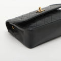 Chanel Matelasse Lambskin Diamond Quilting Shoulder Bag Black Gold Metal Fittings 1 Series #2522 by Bolt Boutique