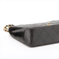 Chanel Matelasse Lambskin Double Flap Double Chain Black Shoulder Bag 3 Series #3747 by Bolt Boutique