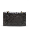 Chanel Matelasse Lambskin Double Flap Double Chain Black Shoulder Bag 3 Series #3747 by Bolt Boutique