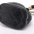 Chanel Matelasse Lambskin Drawstring Bucket Bag Black Gold Metal Fittings #2505 by Bolt Boutique