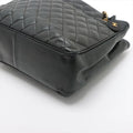 Chanel Matelasse Lambskin Shopping Tote Shoulder Bag Black Gold Metal Fittings 1 Series #2525 by Bolt Boutique