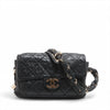 Chanel Matelasse Lambskin Small Lady Braid Flap Shoulder Bag Black #3749