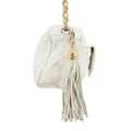 Chanel Matelasse Lambskin Tassel Camera Shoulder Bag White #3632 by Bolt Boutique